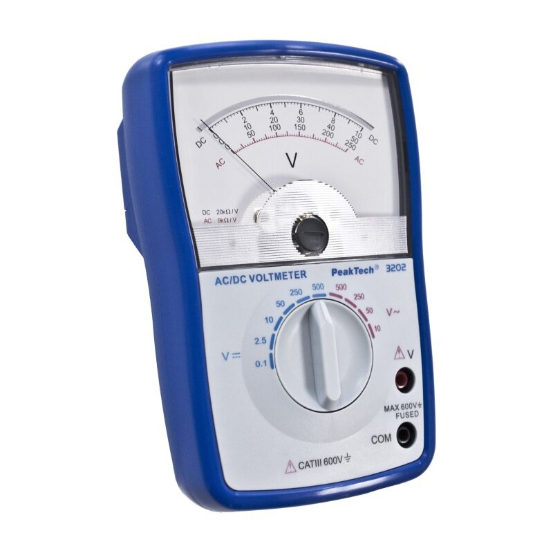 Analoges Voltmeter AC/DC, PeakTech 3202 - PSE - Priggen Special Elect