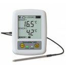WiFi Temperature Data Logger, Model TD1F with Internal and Fixed External Thermistor Probe