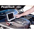 PeakTech 1360, 2-Channel 100MHz Touchscreen DSO, 1GS/s