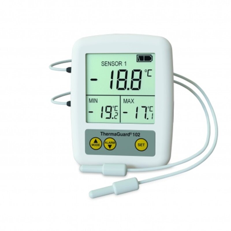 ThermaGuard 102, - - Kühlschrankthermometer, Prigge PSE ext. 2 Sonden