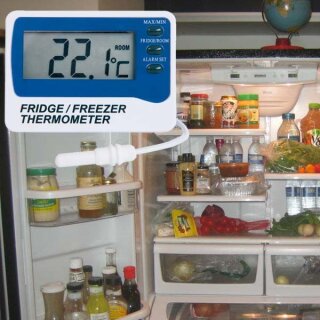 Fridge/Freezer Alarm Thermometer, Max/Min Function - PSE - Priggen Sp,  17,26 €
