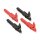 TA004 Kleine Krokodilklemme für 4mm Bananenstecker rot