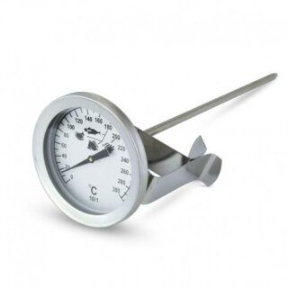 Frying Oil Dial Thermometer, Stainless Steel, Ø50mm