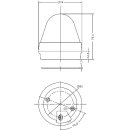 LED- Signalleuchte, gr&uuml;n, 24VAC/DC BL70, 2 Funktionen