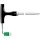 T-Griff- Edelstahl- Einstichsonde, Typ K- Thermoelement, Ø9,5mm x 1000mm, -75 bis +250°C