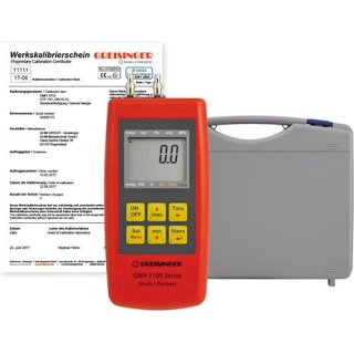 GMH3161-13-WPD5-GKK-00-00-GE, Digital- Manometer- Set für Über-/Unter- und Differenzdruck, -100 bis 2000 mbar