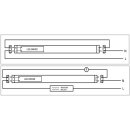 LED Tubes Full Spectrum Daylight, T8, 150cm, 35W, Set with 4 Units