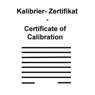 Calibration Certificate (Factory Calibration) for Pico TC-08, 8-Channel Datalogger for Thermocouples
