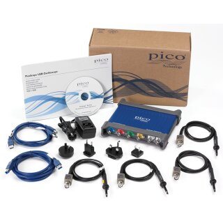 PP963 PicoScope 3400D Series, 4-Channel 8 Bits, 50-200MHz USB Oscilloscopes PicoScope 3404D, 70MHz, 1GS/s, Buffer: 128MS, FG+AWG