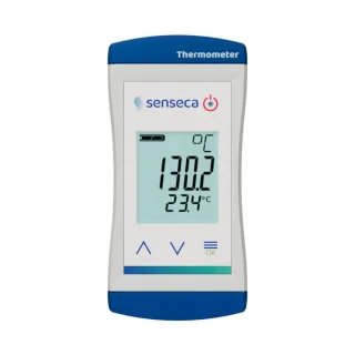 G 1202, 2-Channel Thermocouple- Seconds Thermometer with Alarm, without Probes