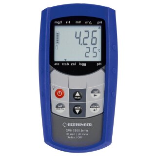 GMH 5530, pH/Redox Meter, Waterproof, for External Changeable Probes