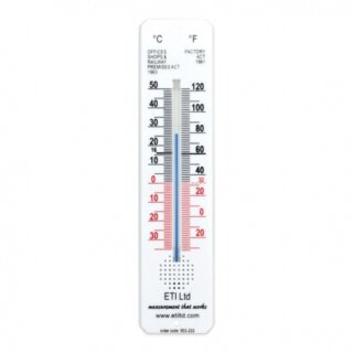 Vertical Spirit-Filled Fridge/Freezer Thermometer - PSE - Priggen
