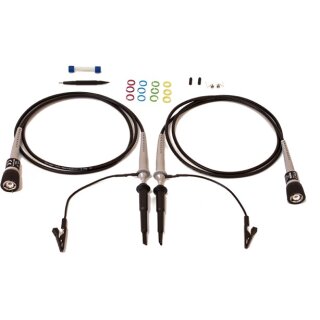P2056, passive Oszilloskop- Tastköpfe, 500MHz, 2,5mm, 10:1, BNC, Set aus 2 Stück