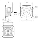 CENALED SPOT Recessed DC, Built-in LED Light for Machines