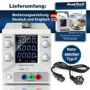PeakTech 6171, kompaktes Labornetzger&auml;t, 0-30VDC / 0-5A