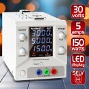 PeakTech 6171, kompaktes Labornetzger&auml;t, 0-30VDC / 0-5A