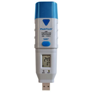 PeakTech 5187, 1-Kanal- Temperatur- Datenlogger für...