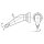 Weller Soldering Tip LT Series, Chisel Shape, LT BX/ 2.4mm, Bent 30°