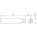 Weller Soldering Tip Series RTM, Chisel Shape, RTM 022...