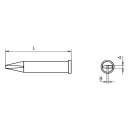 Weller Soldering Tip Series XT, Chisel Shape, XT A/1.6 x...
