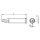 Weller Soldering Tip Series XT, Chisel Shape, XT B/2.4 x 0.8mm, Straight