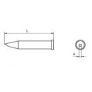 Weller Soldering Tip Series XT, Round Shape, XT AA/...