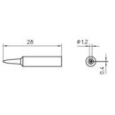 Weller Soldering Tip Series XNT Chisel Shape, KNT K/1.2 x...
