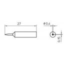 Weller Soldering Tip Series XNT Chisel Shape, XNT 1SC/0.4...