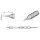 JBC Lötspitze Serie C245, Rundform, C245001/ 0,6mm, gerade