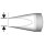 JBC Doldering Tip Series C245 Chisel Shape, C245741/2.4 x 0.6mm, Straight