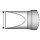 JBC Soldering Tip Series C245 Chisel Shape, C245908/4.8 x 1.5mm, Straight, High Thermal