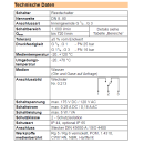 VD-040GR150 Durchflussw&auml;chter f&uuml;r Wasser H2O 150 - 50-150 l/min 040- DN40 - G1 1/2