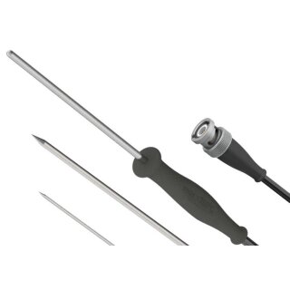 GF1T-SA-T3-AA-BNC-L02 compact Pt1000 handheld probe with silicone handle