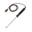 Surface Temperature Probe, Type T, Straight Cable, -75 to...