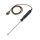 Surface Temperature Probe, Type T, Straight Cable, -75 to +250°C