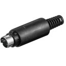 Miniature DIN Plug, 4-Pole